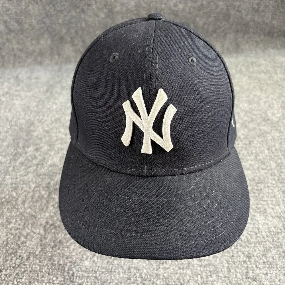 New York Yankees 2000 7  3/8  World Series New Era 59FIFTY Fitted Hat MLB Navy